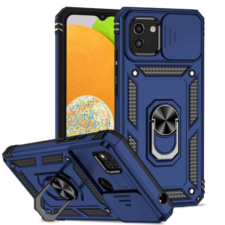Sliding Camshield Holder Phone Case, For Samsung Galaxy A03, For Samsung Galaxy A03 166mm, For Sa...