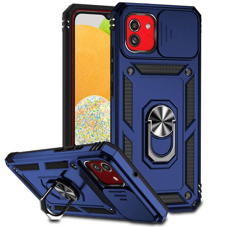 Sliding Camshield Holder Phone Case, For Samsung Galaxy A03, For Samsung Galaxy A03 166mm, For Sa...