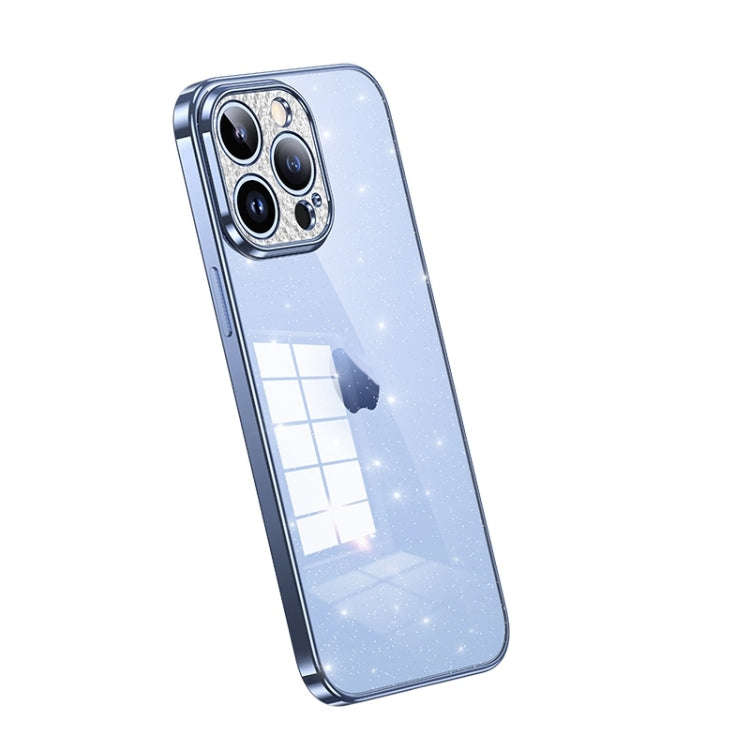 SULADA Electroplated Transparent Glittery TPU Phone Case, For iPhone 15 Pro Max, For iPhone 14 Pl...