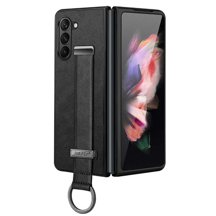SULADA PC Hybrid Leather Texture Skin Feel Shockproof Phone Case, For Samsung Galaxy Z Flip7 FE /...
