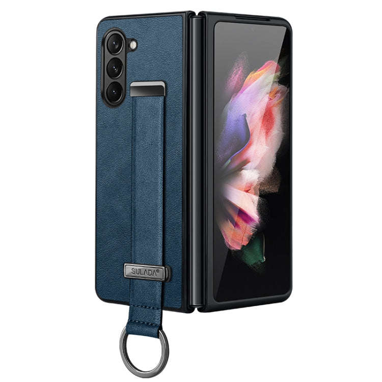 SULADA PC Hybrid Leather Texture Skin Feel Shockproof Phone Case, For Samsung Galaxy Z Flip7 FE /...