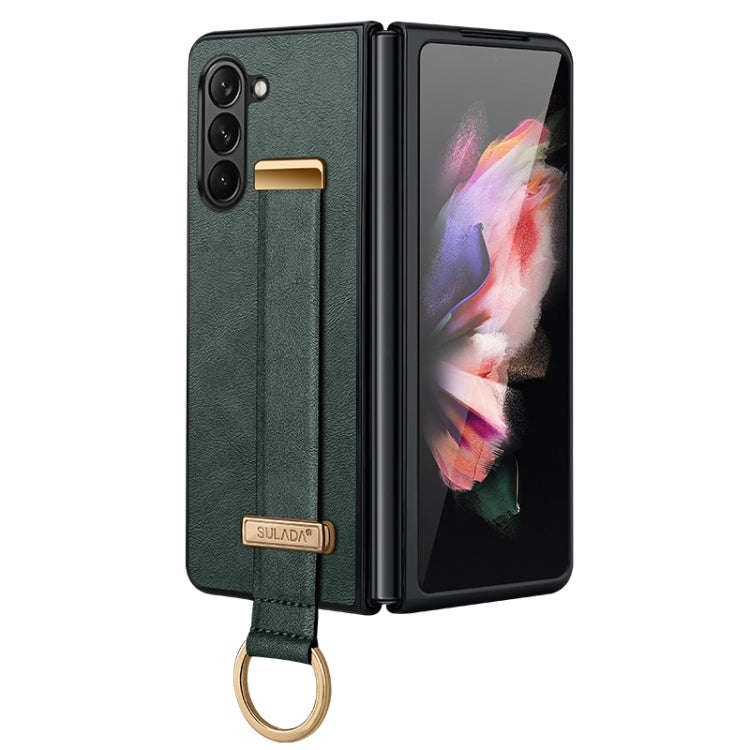 SULADA PC Hybrid Leather Texture Skin Feel Shockproof Phone Case, For Samsung Galaxy Z Flip7 FE /...