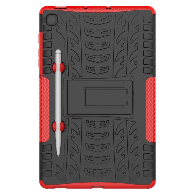 Tire Texture TPU+PC Shockproof Case  , with Holder & Pen Tray, For Samsung Galaxy S6 Lite