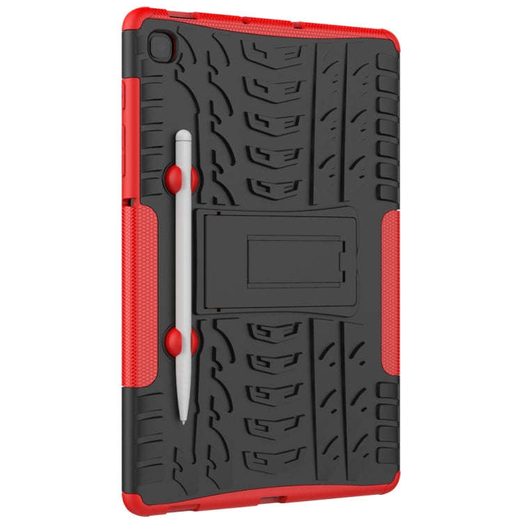 Tire Texture TPU+PC Shockproof Case  , with Holder & Pen Tray, For Samsung Galaxy S6 Lite