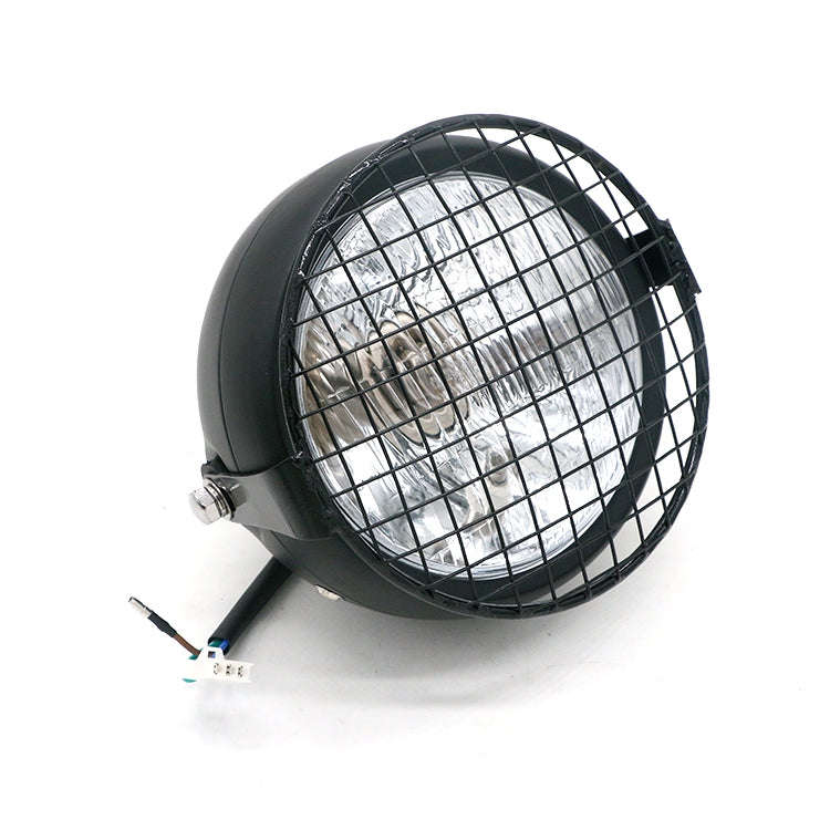 Motorcycle Reticular Retro Lamp LED Headlight Modification Accessories for Halley CG125 / GN125, ...