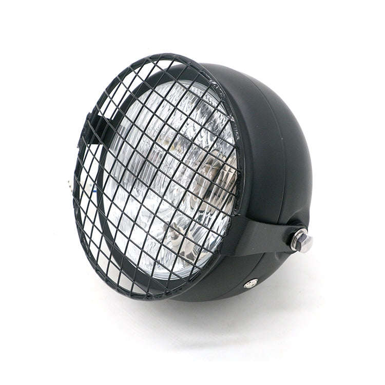 Motorcycle Reticular Retro Lamp LED Headlight Modification Accessories for Halley CG125 / GN125, ...