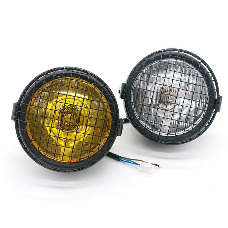 Motorcycle Reticular Retro Lamp LED Headlight Modification Accessories for Halley CG125 / GN125, ...
