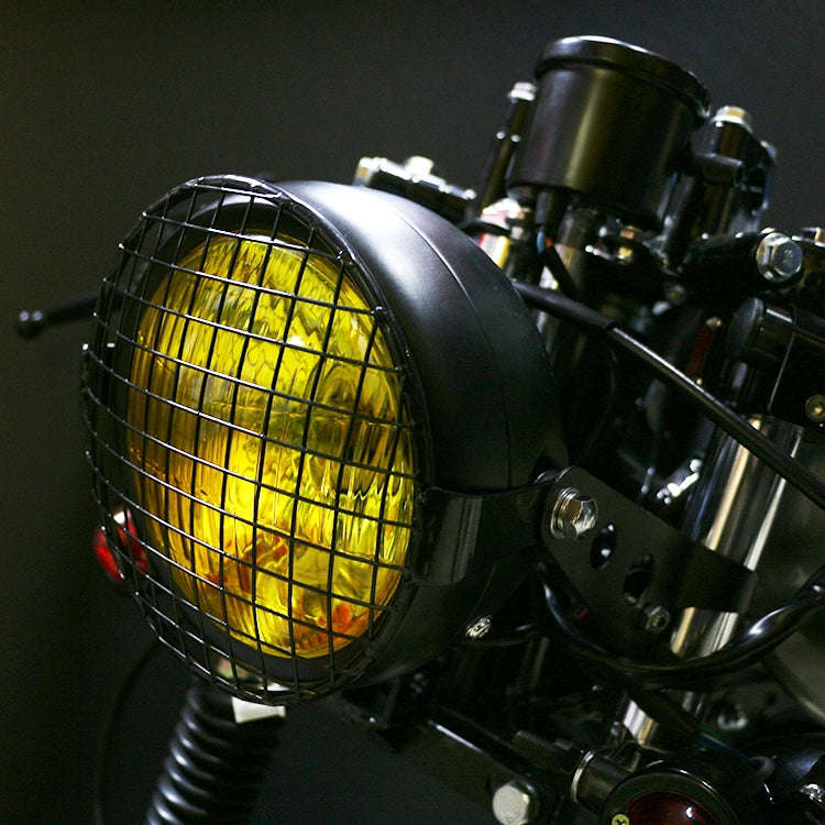 Motorcycle Reticular Retro Lamp LED Headlight Modification Accessories for Halley CG125 / GN125, ...