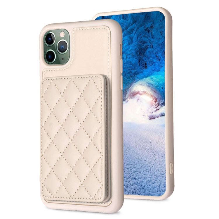 BF25 Square Plaid Card Bag Holder Phone Case, For iPhone 12 Pro Max, For iPhone 11 Pro Max, For i...