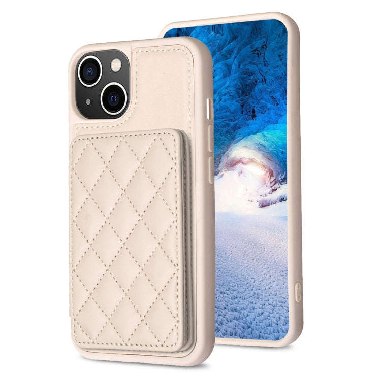 BF25 Square Plaid Card Bag Holder Phone Case, For iPhone 12 Pro Max, For iPhone 11 Pro Max, For i...