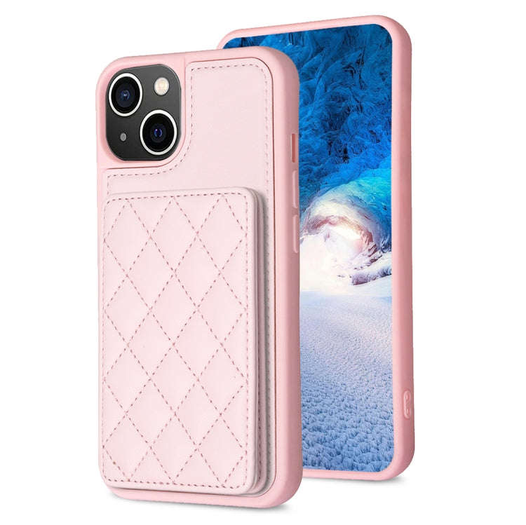 BF25 Square Plaid Card Bag Holder Phone Case, For iPhone 12 Pro Max, For iPhone 11 Pro Max, For i...