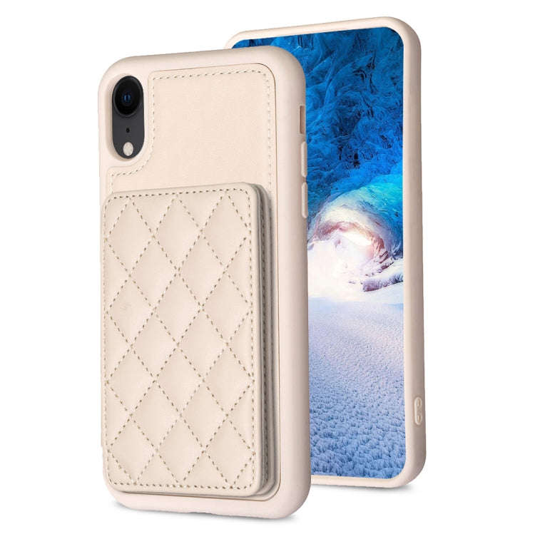 BF25 Square Plaid Card Bag Holder Phone Case, For iPhone 12 Pro Max, For iPhone 11 Pro Max, For i...