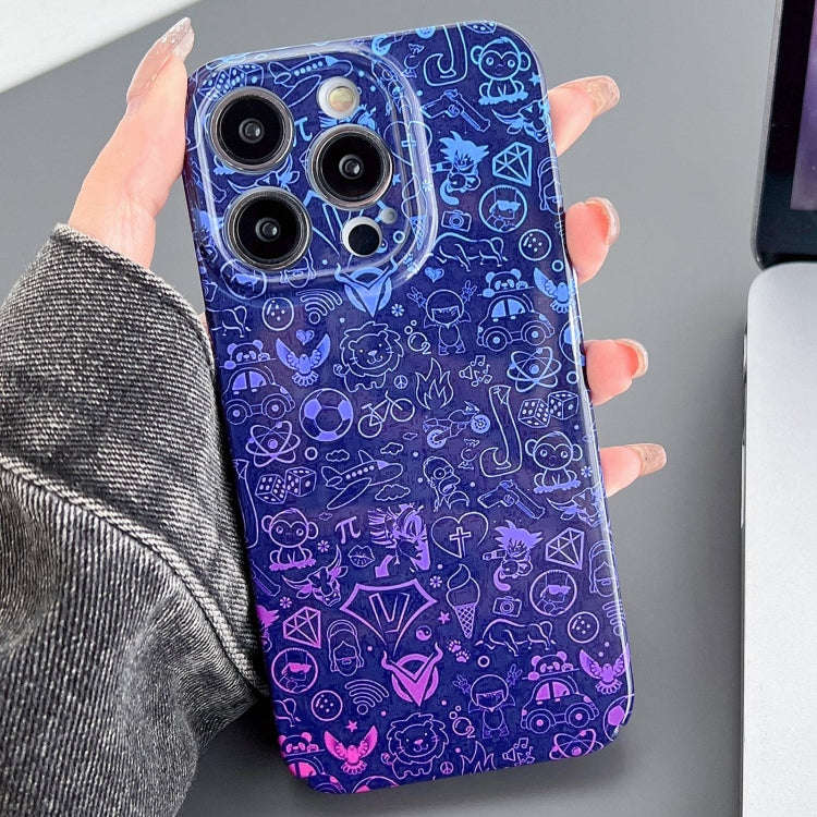 Painted Pattern Precise Hole PC Phone Case, For iPhone 13 Pro Max
