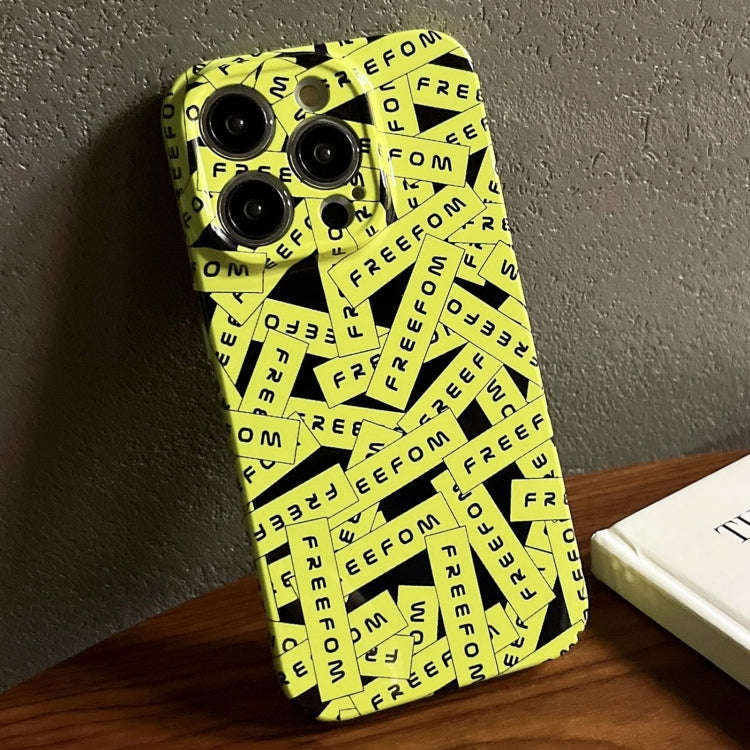 Painted Pattern Precise Hole PC Phone Case, For iPhone 12 Pro Max