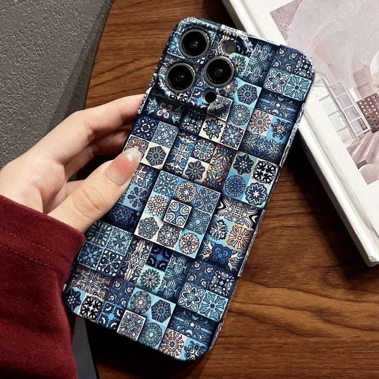 Painted Pattern Precise Hole PC Phone Case, For iPhone 12 Pro Max