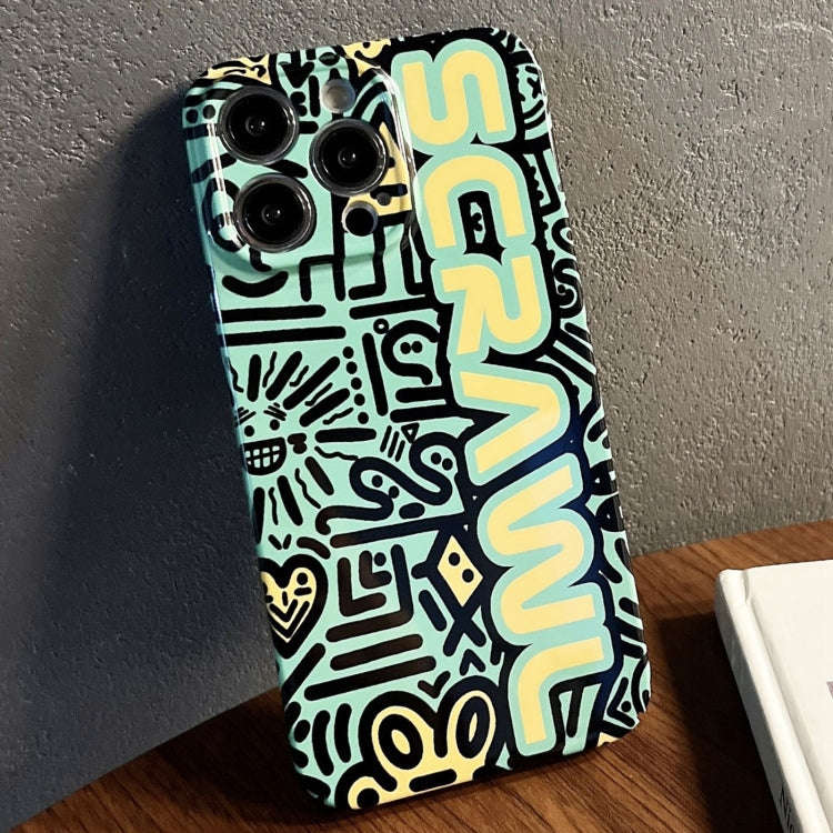 Painted Pattern Precise Hole PC Phone Case, For iPhone 12 Pro Max