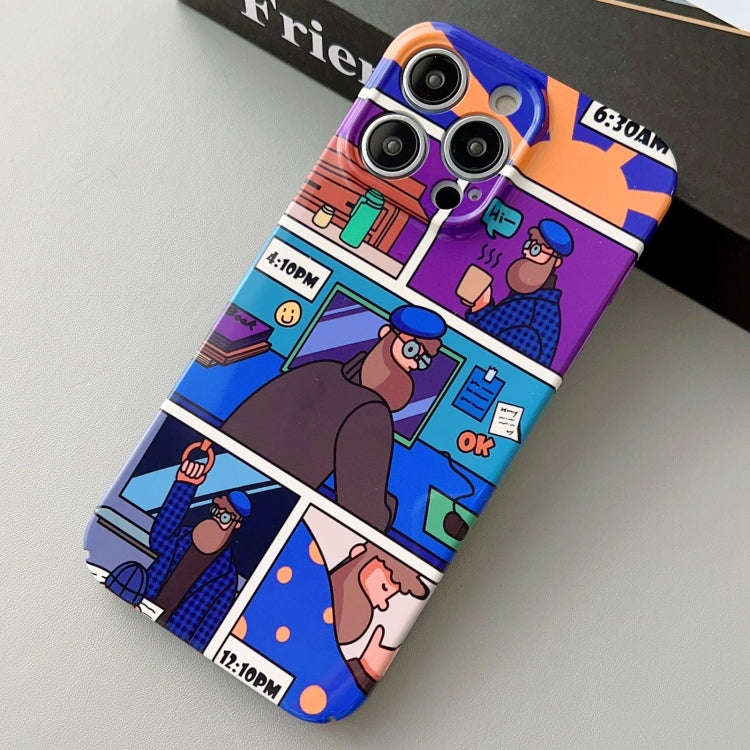 Painted Pattern Precise Hole PC Phone Case, For iPhone 12 Pro