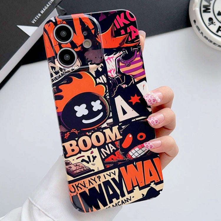 Painted Pattern Precise Hole PC Phone Case, For iPhone 11