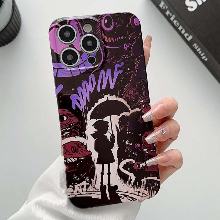 Painted Pattern Precise Hole PC Phone Case, For iPhone 11 Pro