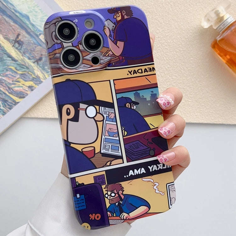 Painted Pattern Precise Hole PC Phone Case, For iPhone 11 Pro