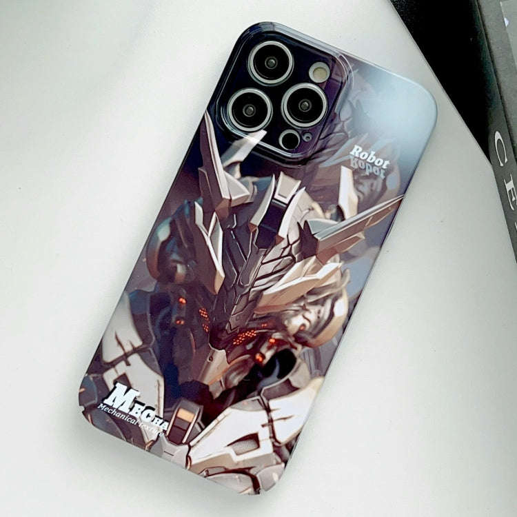 Painted Pattern Precise Hole PC Phone Case, For iPhone 15 Pro