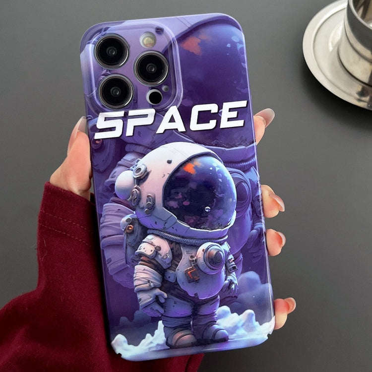 Painted Pattern Precise Hole PC Phone Case, For iPhone 15 Pro