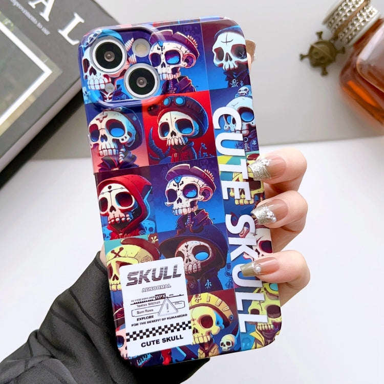 Painted Pattern Precise Hole PC Phone Case, For iPhone 15 Pro