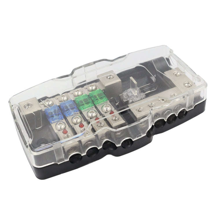 CP-0721 Orvac 0-4 GA 4 Circuit HD Fuse Power Distribution Block Ground Buss with LED Indicator, C...