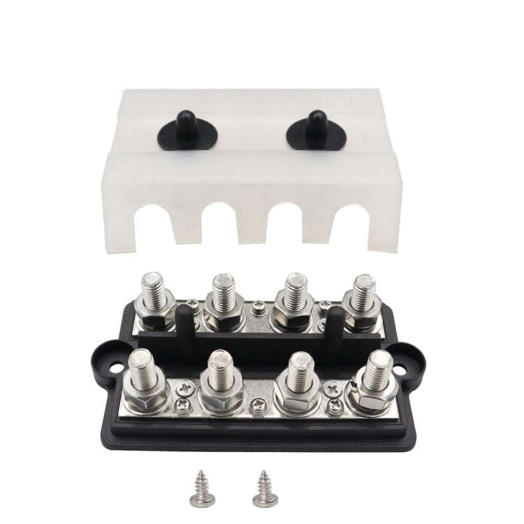 RV Modified Yacht Double-row 4-way Busbar with Dust Cover, CP-3156 M8, CP-3157 M10