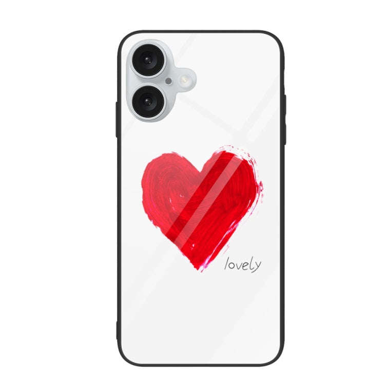Colorful Painted Glass Phone Case, For iPhone 16, For iPhone 15 Pro Max, For iPhone 15 Pro