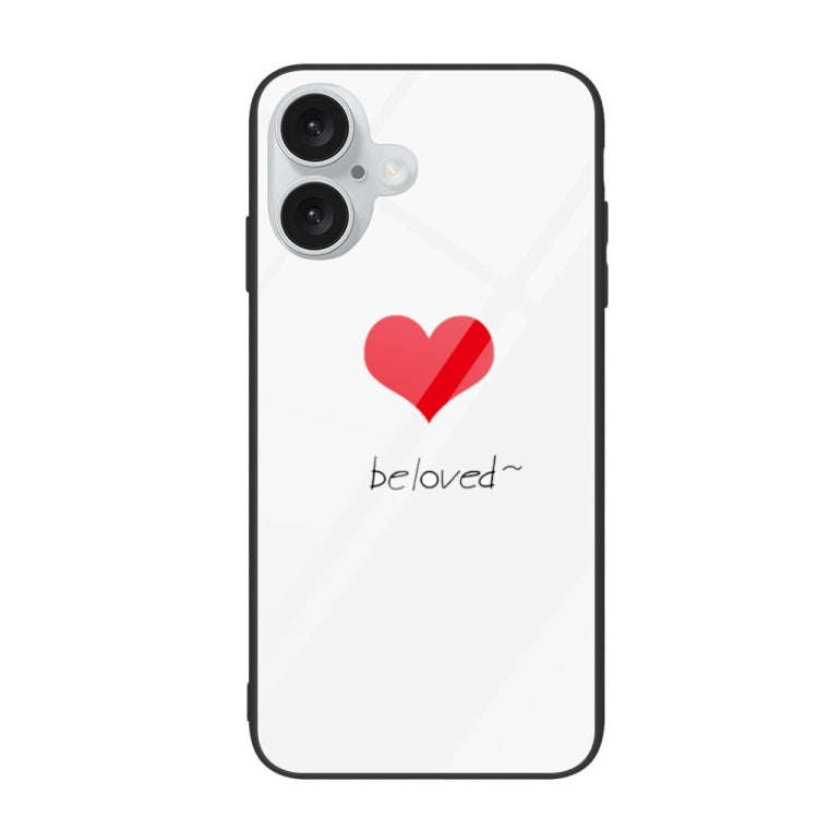 Colorful Painted Glass Phone Case, For iPhone 16, For iPhone 15 Pro Max, For iPhone 15 Pro