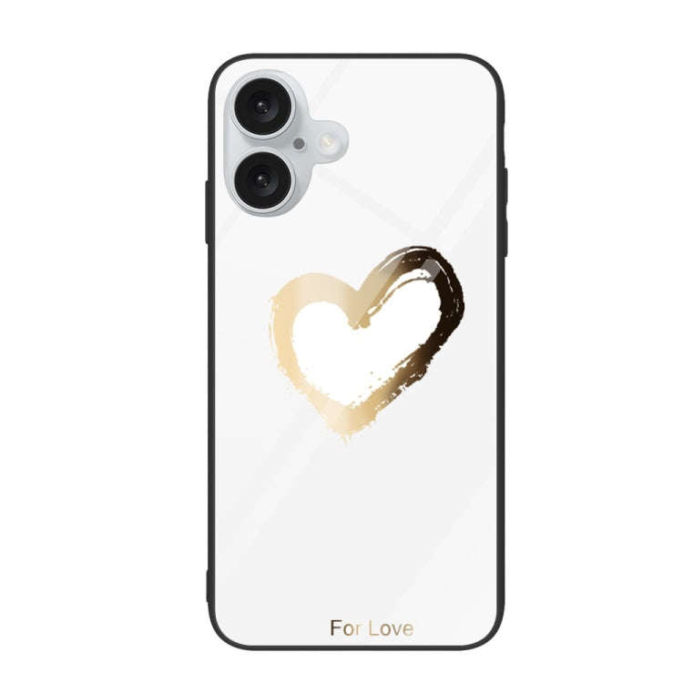 Colorful Painted Glass Phone Case, For iPhone 16, For iPhone 15 Pro Max, For iPhone 15 Pro