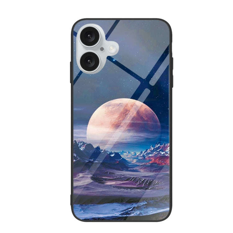 Colorful Painted Glass Phone Case, For iPhone 16, For iPhone 15 Pro Max, For iPhone 15 Pro