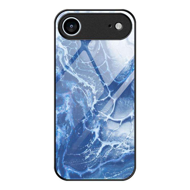 Marble Pattern Glass Protective Phone Case, For iPhone 17 Pro Max, For iPhone 17 Pro, For iPhone ...