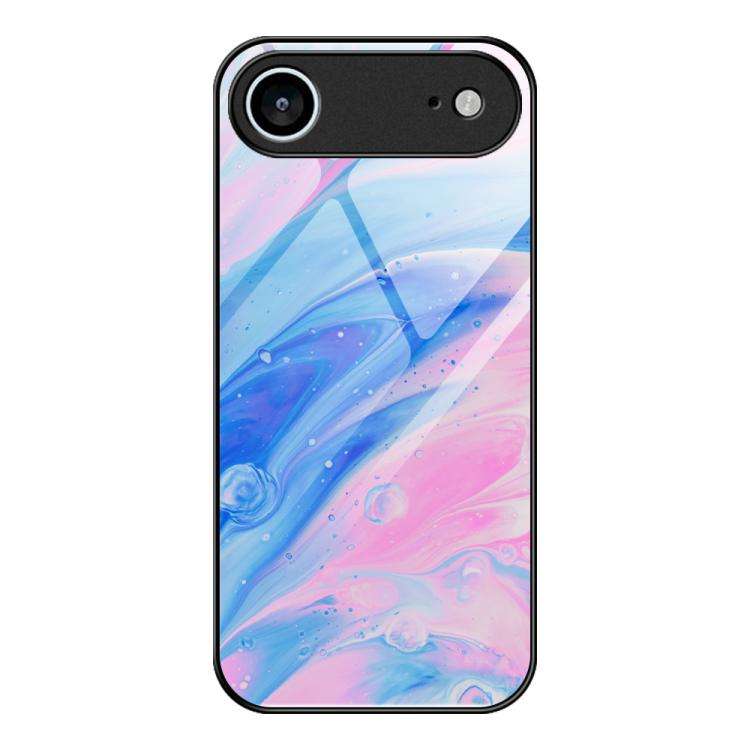 Marble Pattern Glass Protective Phone Case, For iPhone 17 Pro Max, For iPhone 17 Pro, For iPhone ...