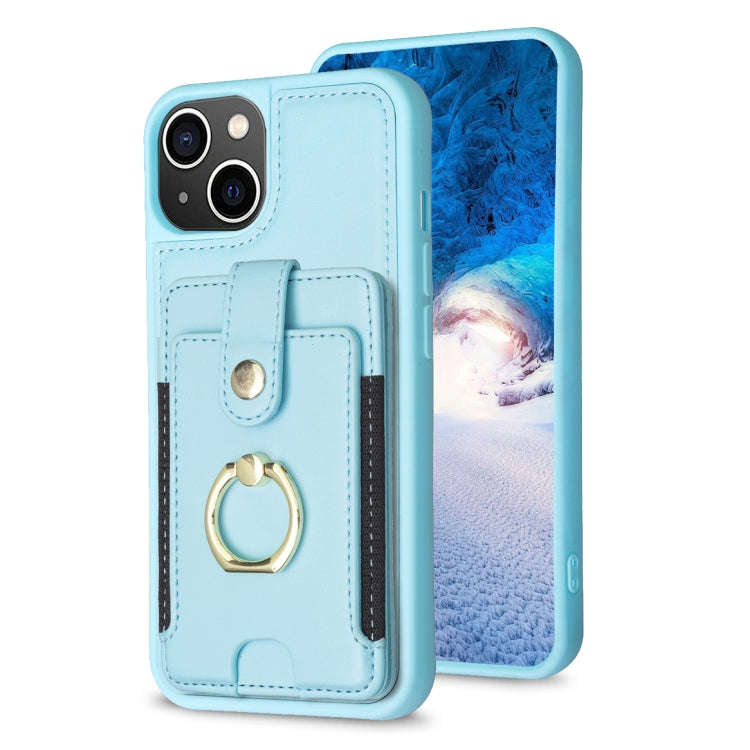 BF27 Metal Ring Card Bag Holder Phone Case, For iPhone 12 Pro Max, For iPhone 11 Pro Max, For iPh...