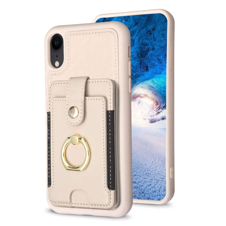 BF27 Metal Ring Card Bag Holder Phone Case, For iPhone 12 Pro Max, For iPhone 11 Pro Max, For iPh...