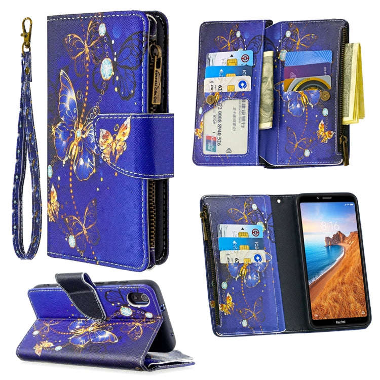 Colored Drawing Pattern Zipper Horizontal Flip Leather Case with Holder & Card Slots & Wallet, Fo...
