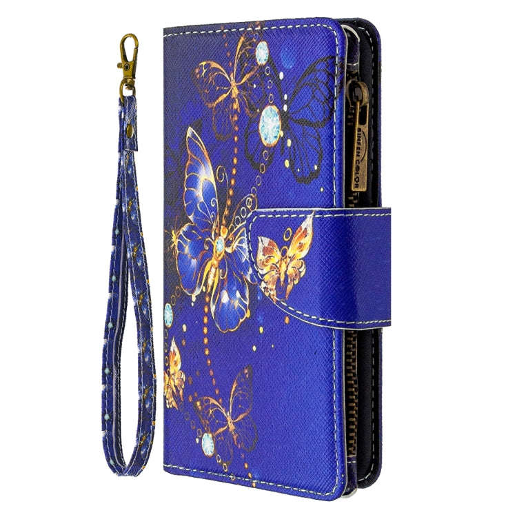 Colored Drawing Pattern Zipper Horizontal Flip Leather Case with Holder & Card Slots & Wallet, Fo...