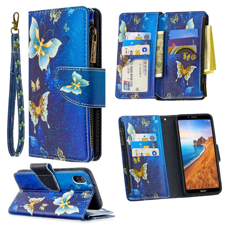 Colored Drawing Pattern Zipper Horizontal Flip Leather Case with Holder & Card Slots & Wallet, Fo...