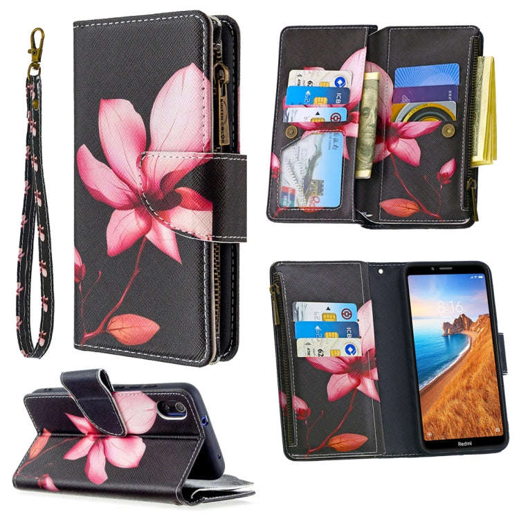 Colored Drawing Pattern Zipper Horizontal Flip Leather Case with Holder & Card Slots & Wallet, Fo...