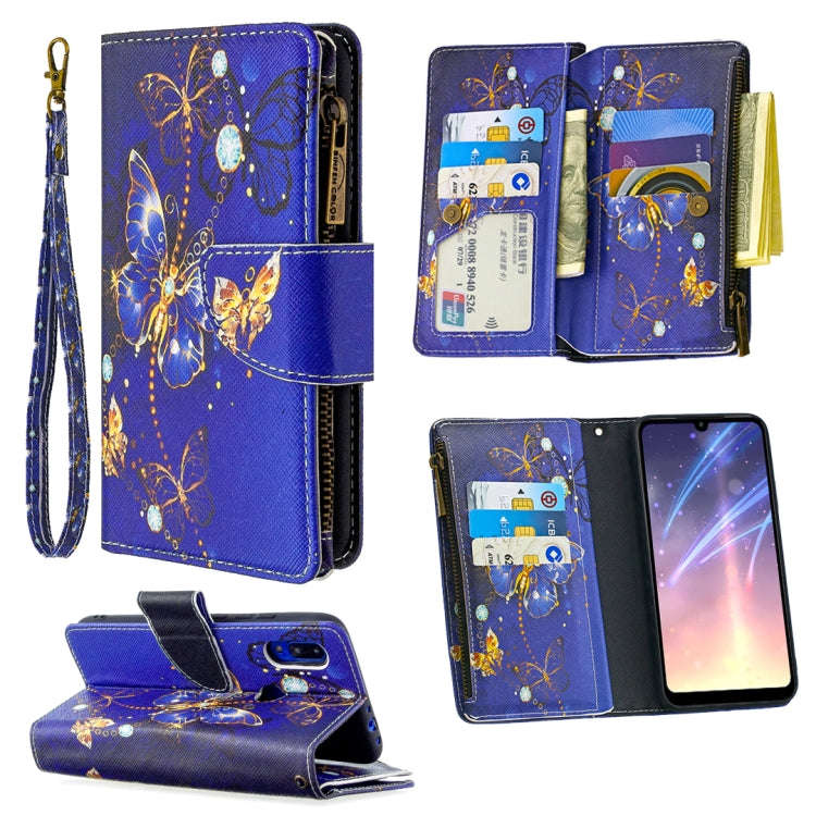 Colored Drawing Pattern Zipper Horizontal Flip Leather Case with Holder & Card Slots & Wallet, Fo...