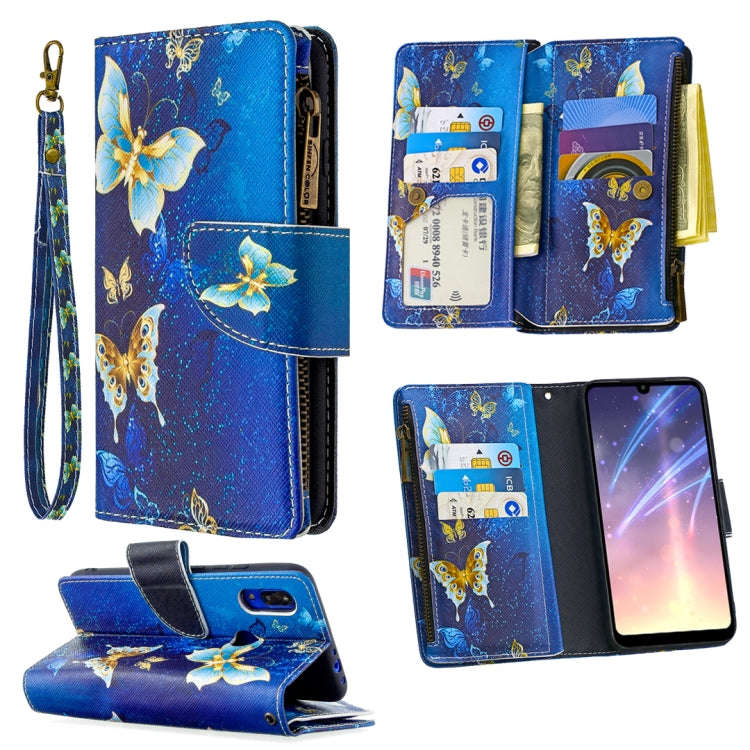 Colored Drawing Pattern Zipper Horizontal Flip Leather Case with Holder & Card Slots & Wallet, Fo...