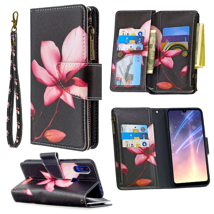 Colored Drawing Pattern Zipper Horizontal Flip Leather Case with Holder & Card Slots & Wallet, Fo...