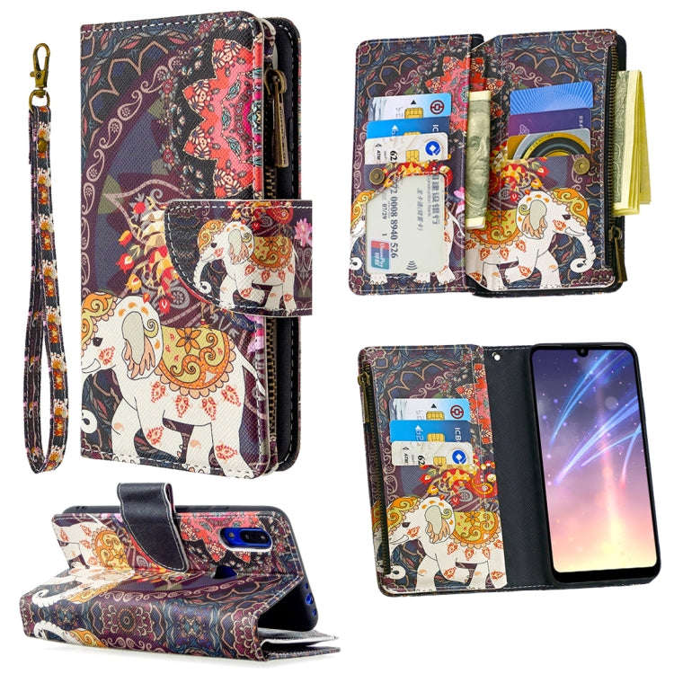 Colored Drawing Pattern Zipper Horizontal Flip Leather Case with Holder & Card Slots & Wallet, Fo...