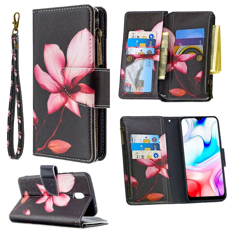 Colored Drawing Pattern Zipper Horizontal Flip Leather Case with Holder & Card Slots & Wallet, Fo...