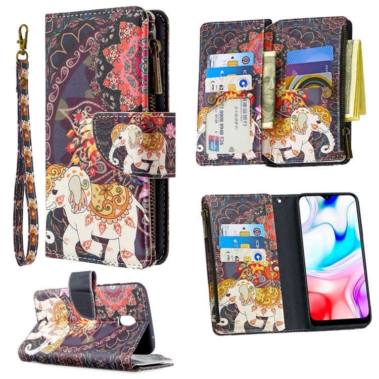 Colored Drawing Pattern Zipper Horizontal Flip Leather Case with Holder & Card Slots & Wallet, Fo...