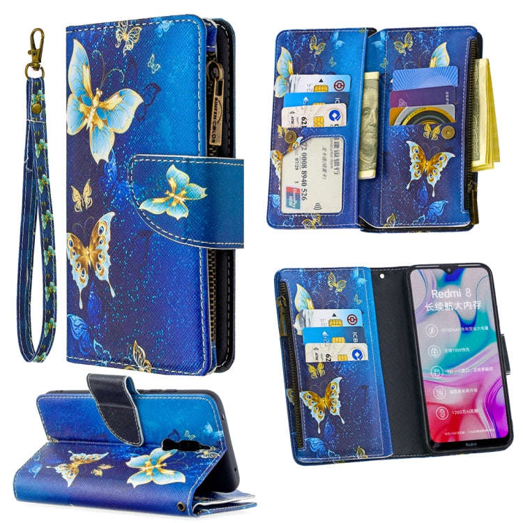 Colored Drawing Pattern Zipper Horizontal Flip Leather Case with Holder & Card Slots & Wallet, Fo...