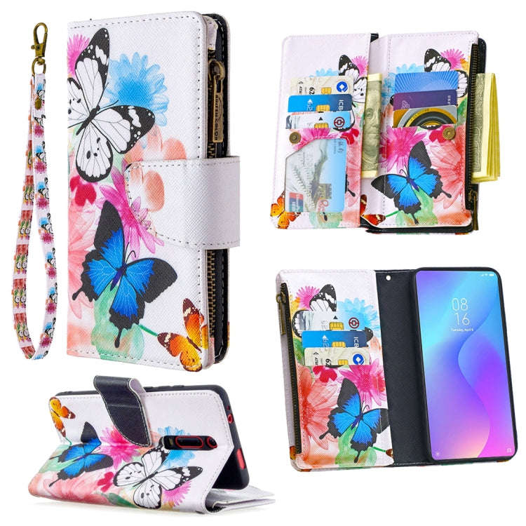 Colored Drawing Pattern Zipper Horizontal Flip Leather Case with Holder & Card Slots & Wallet, Fo...