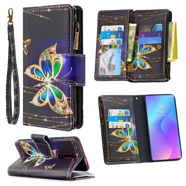 Colored Drawing Pattern Zipper Horizontal Flip Leather Case with Holder & Card Slots & Wallet, Fo...
